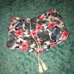 Hawaiian patterned shorts
